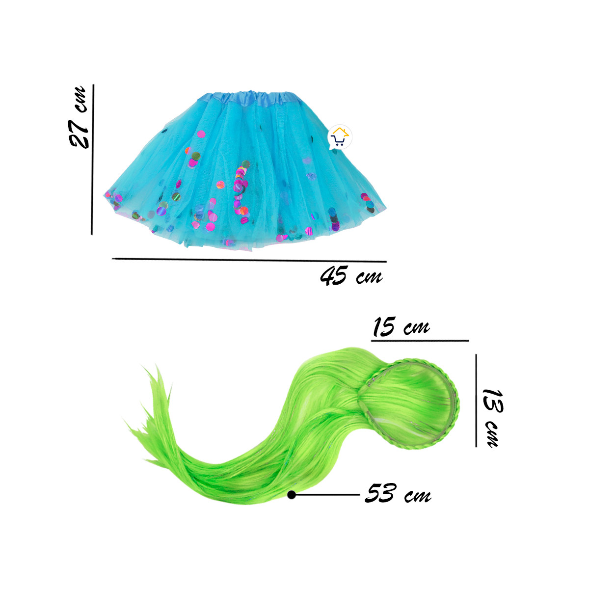 Diadema Extensión Tutu Halloween 362202